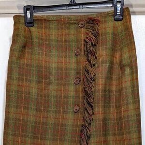 Fabulous Plaid Wrap Skirt by Coffee Bean for J. London